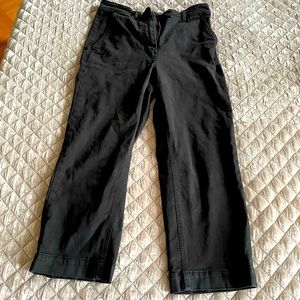 Everlane black cropped pants, size 8, high waisted
